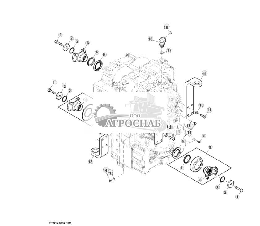 Вилка карданного шарнира, PST, с фиксатором - ST854168 431.jpg